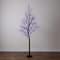 8ft. Pre-Lit Halloween Deluxe Black Twig Artificial Tree with 216 Orange & Purple LED Lights